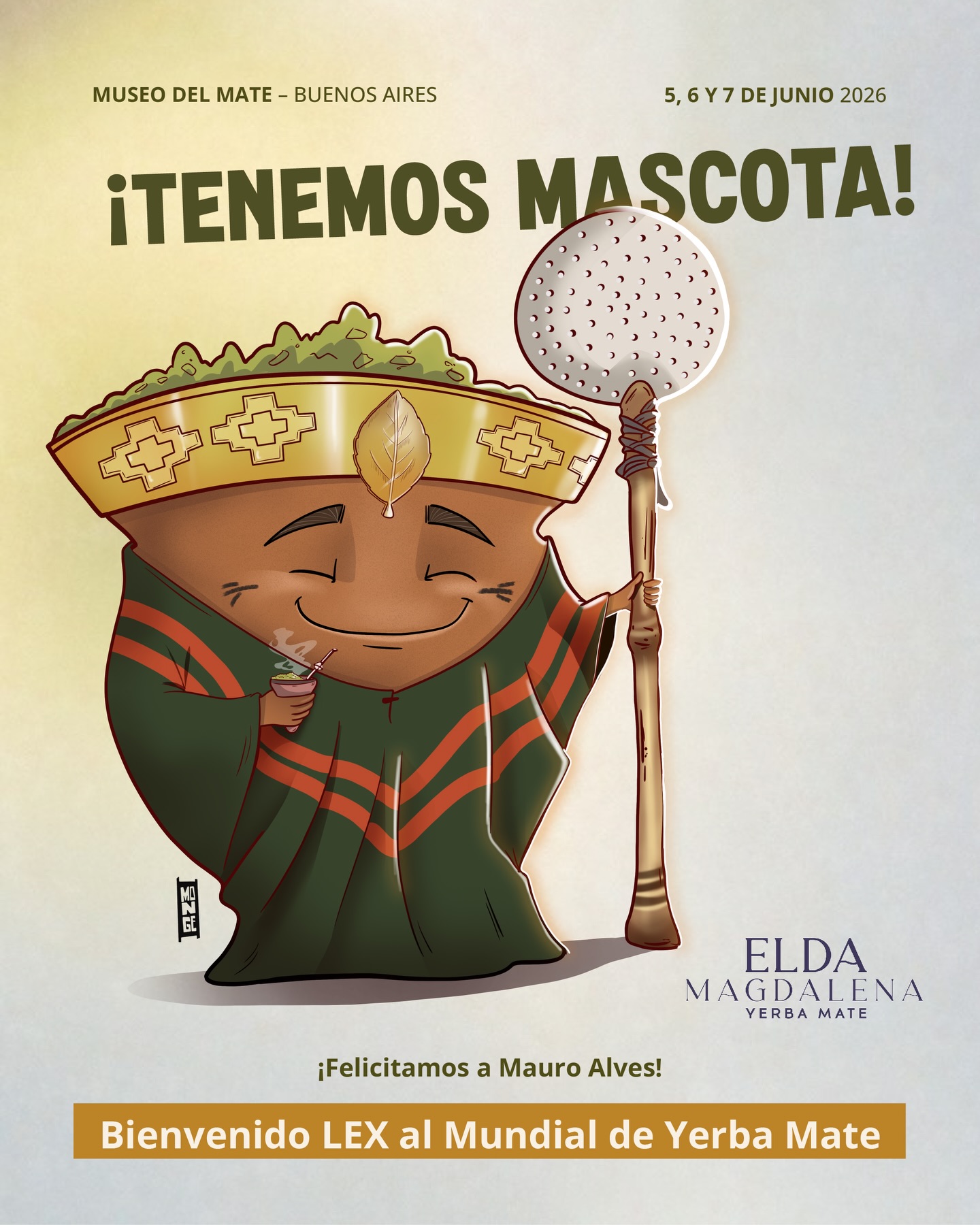 Mascot of the Yerba Mate World Cup